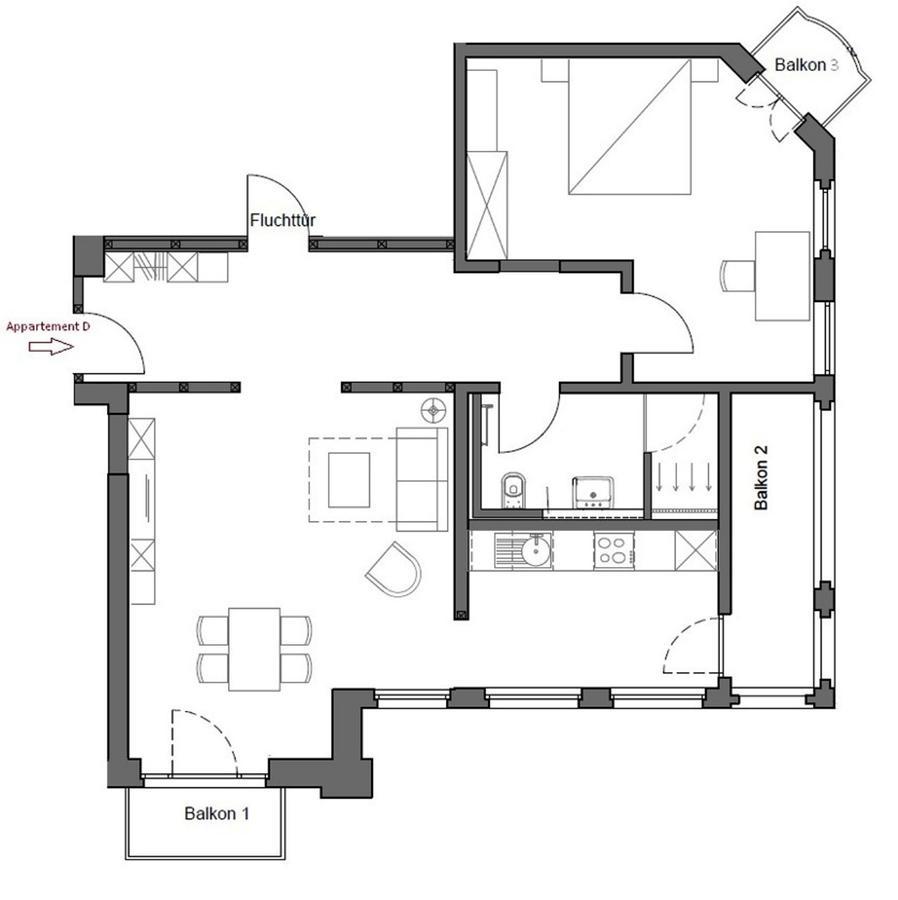 Appartements Am Kurpark 바트피르몬트 외부 사진